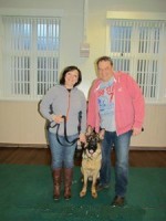 Joanne, Andrew and Caesar